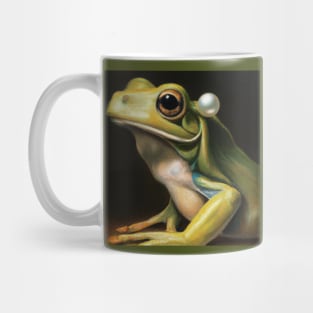 Frog With a Pearl Earring Mug